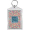Retro Squares Bling Keychain (Personalized)