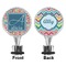 Retro Squares Bottle Stopper - Front and Back