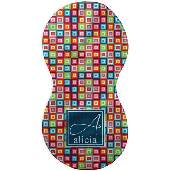 Retro Squares Burp Peanut Shaped Flat