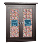 Retro Squares Cabinet Decal - Small (Personalized)