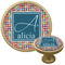 Retro Squares Cabinet Knob - Gold (Personalized)
