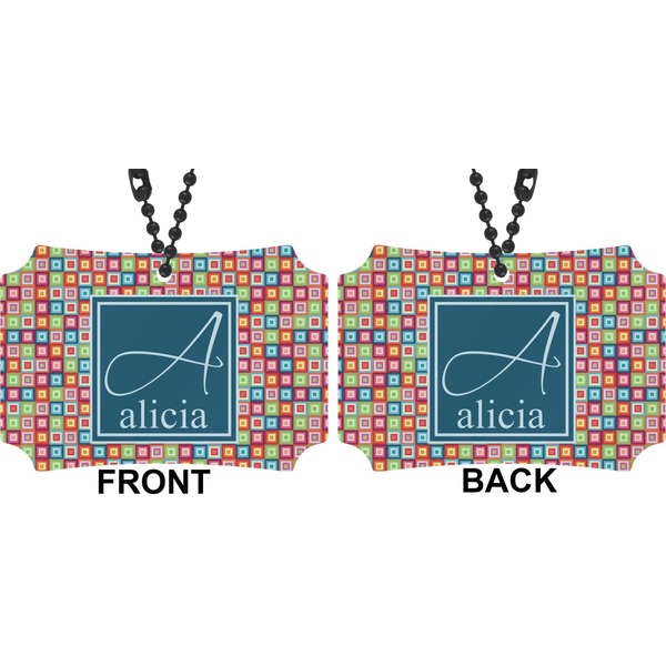 Retro Squares Car Ornament - Berlin (Approval)