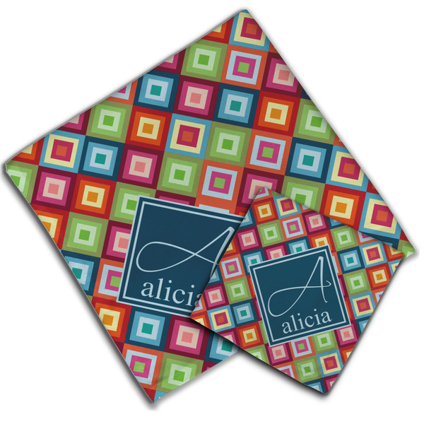 Retro Squares Cloth Napkins - Personalized Lunch & Dinner (PARENT MAIN)