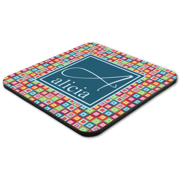 Retro Squares Coaster Set - FLAT (one)