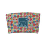 Retro Squares Coffee Cup Sleeve (Personalized)