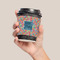 Retro Squares Coffee Cup Sleeve - LIFESTYLE