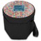 Retro Squares Collapsible Personalized Cooler & Seat (Closed)