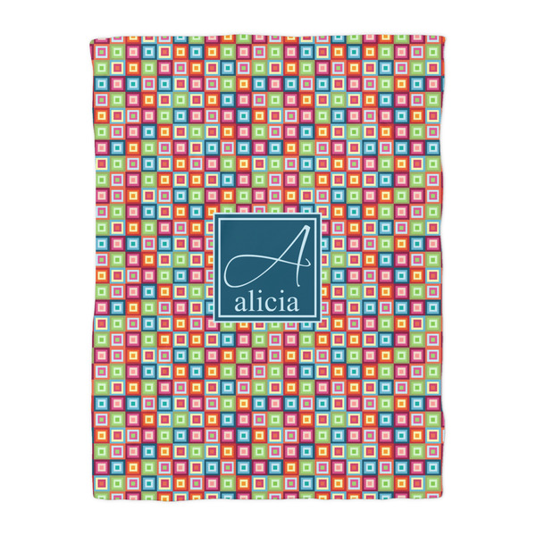 Retro Squares Comforter - Twin - Front