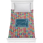 Retro Squares Comforter - Twin (Personalized)
