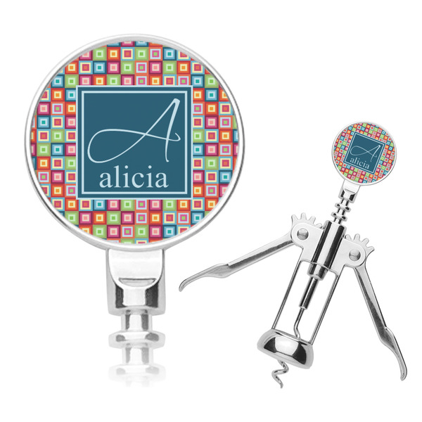 Custom Retro Squares Corkscrew (Personalized)