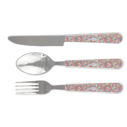 Retro Squares Cutlery Set (Personalized)