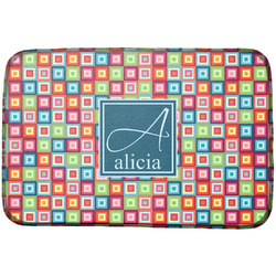 Retro Squares Dish Drying Mat (Personalized)