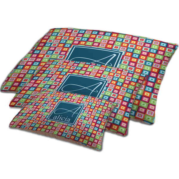 Retro Squares Dog Beds - MAIN (sm, med, lrg)