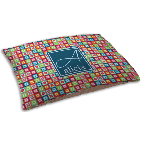 Retro Squares Dog Beds - SMALL