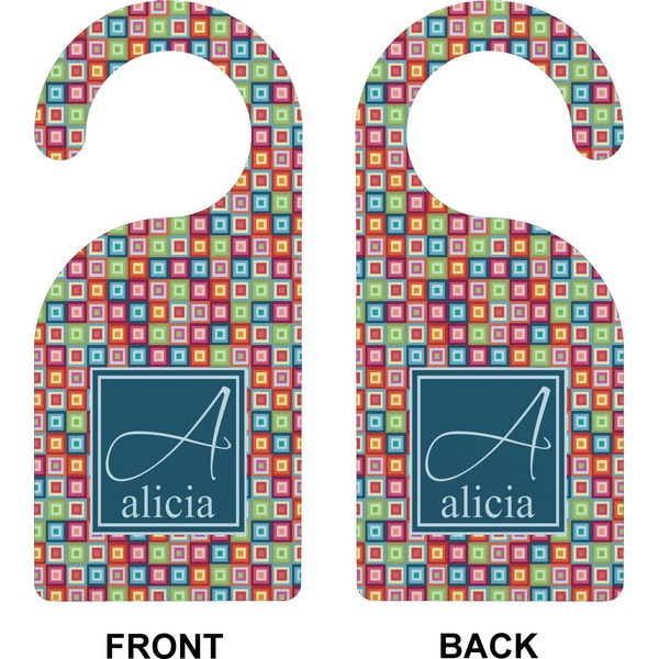 Retro Squares Door Hanger (Approval)