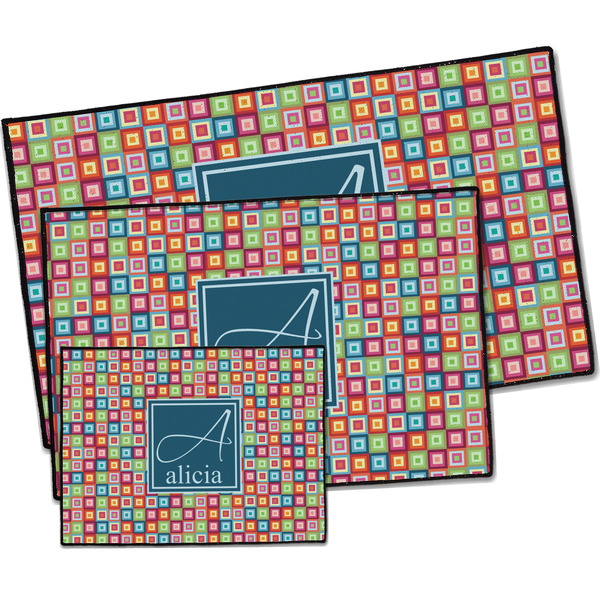 Retro Squares Door Mats - PARENT MAIN