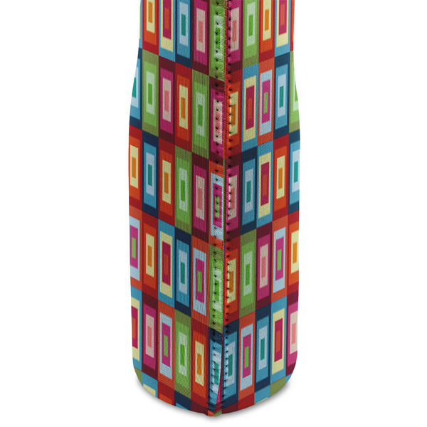 Retro Squares Double Wine Tote - DETAIL 2 (new)