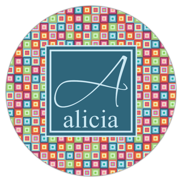 Retro Squares Drink Topper - Small - Single