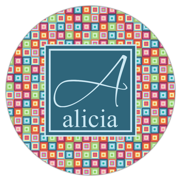 Retro Squares Drink Topper - XSmall - Single