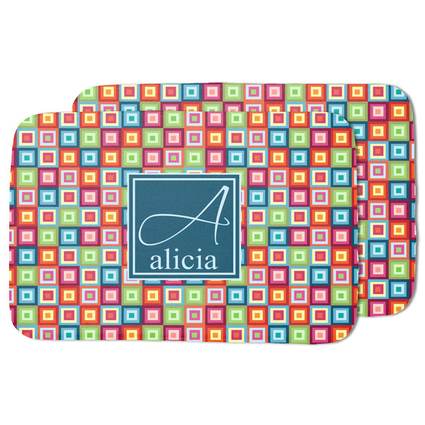 Retro Squares Drying Dish Mat - MAIN