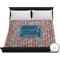 Retro Squares Duvet Cover - King (Personalized)