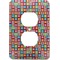 Retro Squares Electric Outlet Plate