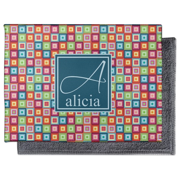 Retro Squares Electronic Screen Wipe - Flat