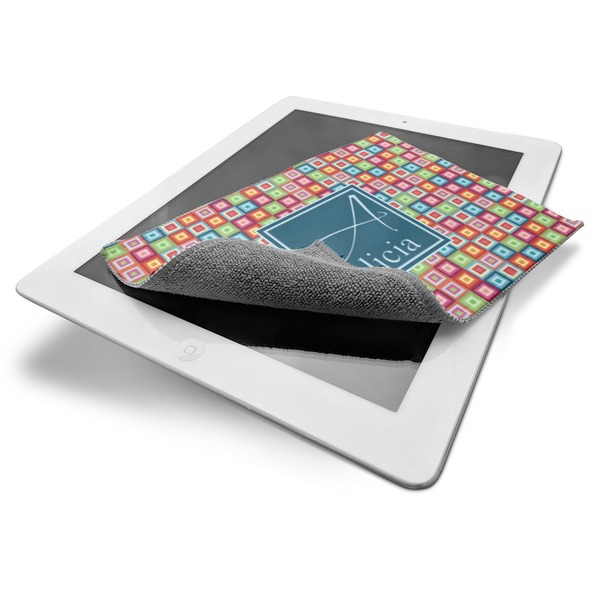 Retro Squares Electronic Screen Wipe - iPad