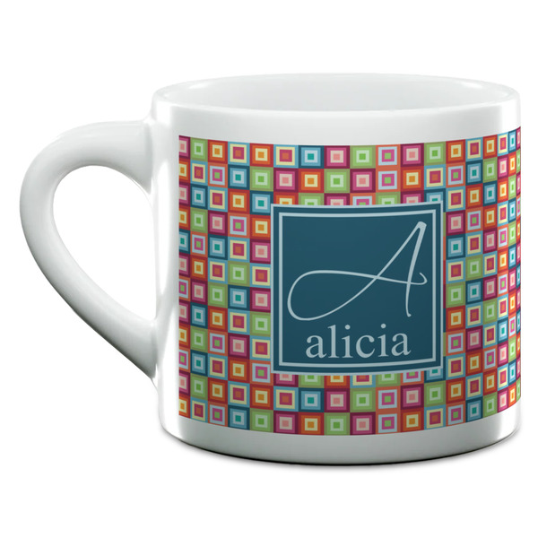 Retro Squares Espresso Cup - 6oz (Double Shot) (MAIN)
