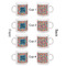 Retro Squares Espresso Cup Set of 4 - Apvl