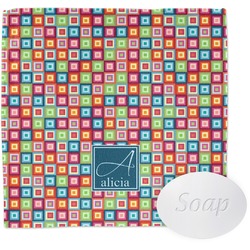 Retro Squares Washcloth (Personalized)