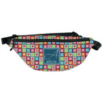 Retro Squares Fanny Pack - Classic Style (Personalized)