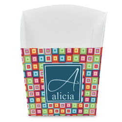 Retro Squares French Fry Favor Boxes (Personalized)