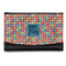 Retro Squares Genuine Leather Womens Wallet - Front/Main
