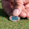 Retro Squares Golf Ball Marker - Hand
