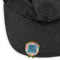 Retro Squares Golf Ball Marker Hat Clip - Main - GOLD