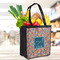 Retro Squares Grocery Bag - LIFESTYLE