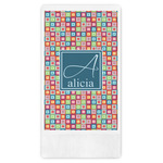 Retro Squares Guest Towels - Full Color (Personalized)