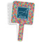 Retro Squares Hand Mirror (Personalized)