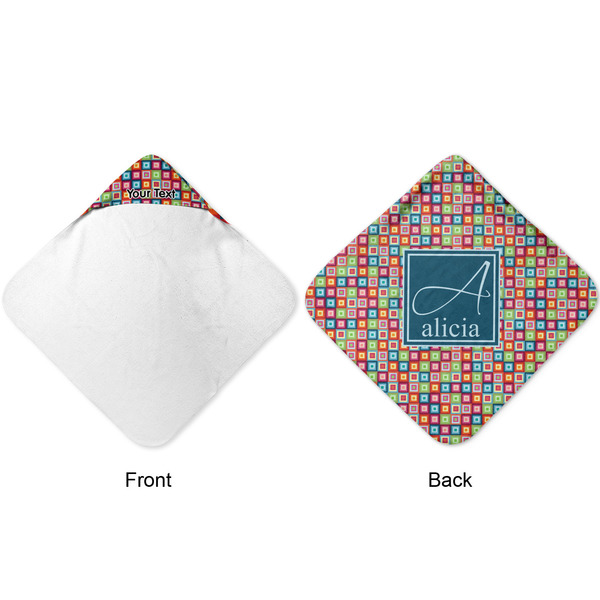 Retro Squares Hooded Baby Towel- Approval