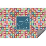 Retro Squares Indoor / Outdoor Rug - 8'x10' (Personalized)