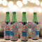 Retro Squares Jersey Bottle Cooler - Set of 4 - LIFESTYLE