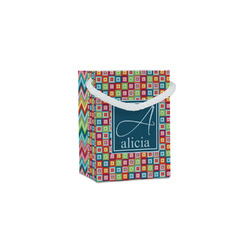 Retro Squares Jewelry Gift Bags (Personalized)