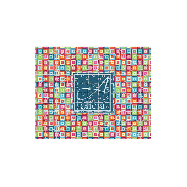 Custom Retro Squares 110 pc Jigsaw Puzzle (Personalized)