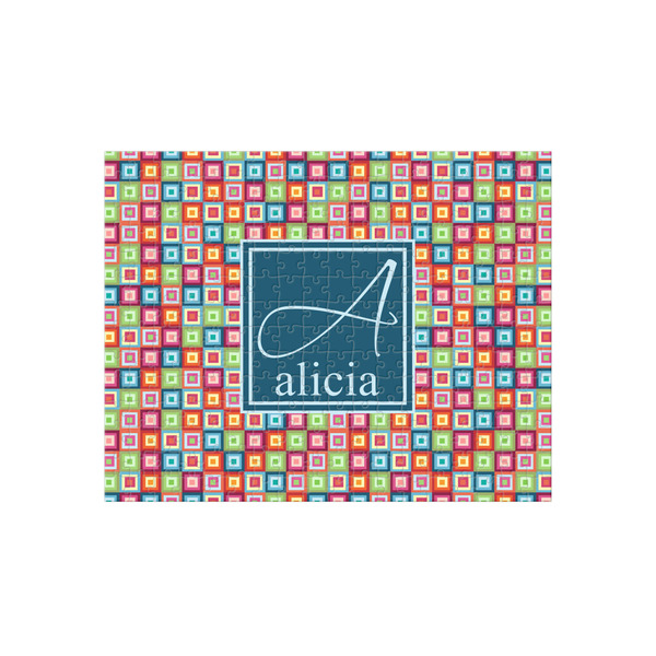 Custom Retro Squares 252 pc Jigsaw Puzzle (Personalized)