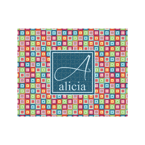 Custom Retro Squares 500 pc Jigsaw Puzzle (Personalized)