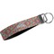 Retro Squares Webbing Keychain FOB with Metal