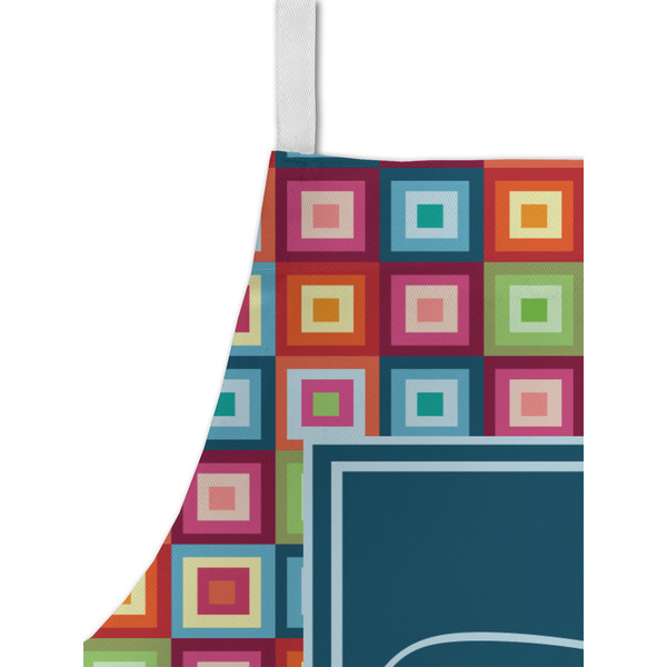 Retro Squares Kid's Aprons - Detail