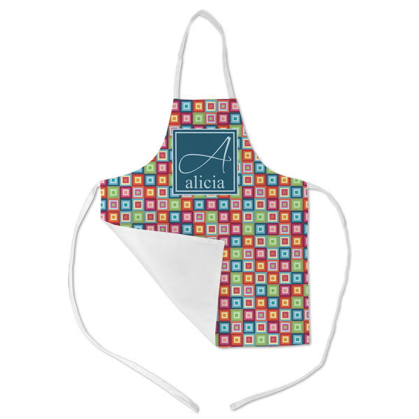 Retro Squares Kid's Aprons - Medium - Main (med/lrg)