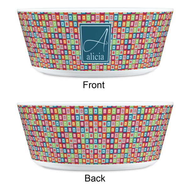 Retro Squares Kids Bowls - APPROVAL